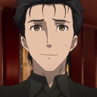 ⏳-Okabe Rintarou [@TodorokiShouto], Telegram Sticker