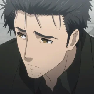 ⏳-Okabe Rintarou [@TodorokiShouto], Telegram Sticker