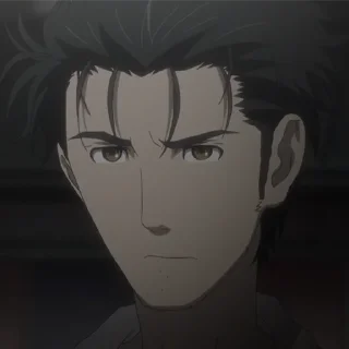 ⌛️-Okabe Rintarou [@TodorokiShouto], Telegram Sticker