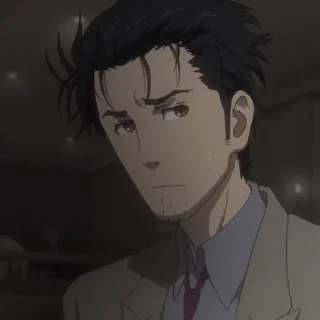 ⏳-Okabe Rintarou [@TodorokiShouto], Telegram Sticker