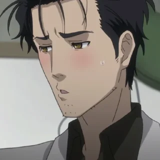 ⏳-Okabe Rintarou [@TodorokiShouto], Telegram Sticker