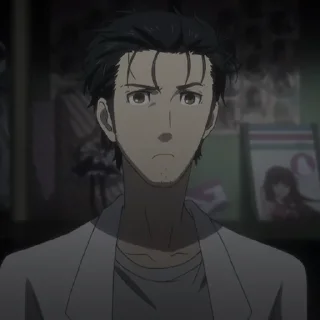 ⌛️-Okabe Rintarou [@TodorokiShouto], Telegram Sticker