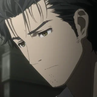 ⌛️-Okabe Rintarou [@TodorokiShouto], Telegram Sticker