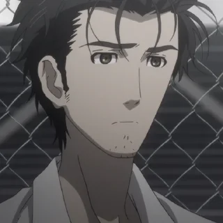 ⏳-Okabe Rintarou [@TodorokiShouto], Telegram Sticker