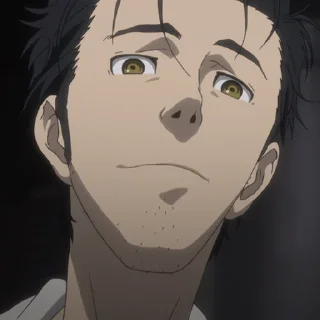 ⌛️-Okabe Rintarou [@TodorokiShouto], Telegram Sticker
