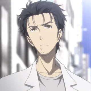 ⏳-Okabe Rintarou [@TodorokiShouto], Telegram Sticker