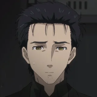 ⌛️-Okabe Rintarou [@TodorokiShouto], Telegram Sticker