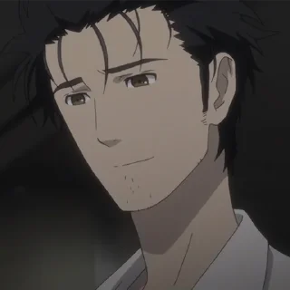 ⏳-Okabe Rintarou [@TodorokiShouto], Telegram Sticker