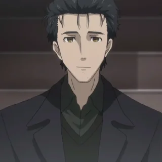 ⏳-Okabe Rintarou [@TodorokiShouto], Telegram Sticker