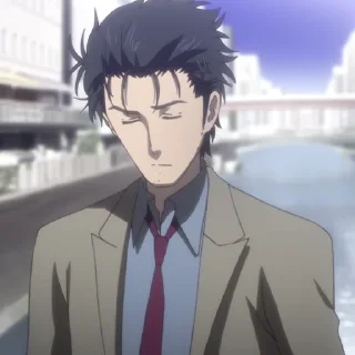 ⏳-Okabe Rintarou [@TodorokiShouto], Telegram Sticker
