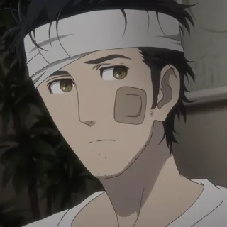 ⌛️-Okabe Rintarou [@TodorokiShouto], Telegram Sticker