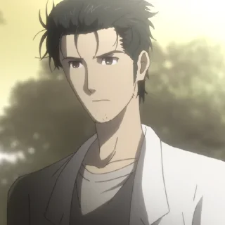 ⌛️-Okabe Rintarou [@TodorokiShouto], Telegram Sticker