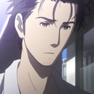 ⌛️-Okabe Rintarou [@TodorokiShouto], Telegram Sticker
