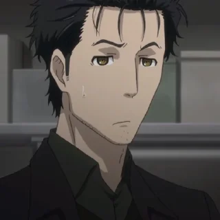 ⌛️-Okabe Rintarou [@TodorokiShouto], Telegram Sticker