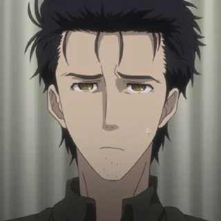 ⌛️-Okabe Rintarou [@TodorokiShouto], Telegram Sticker