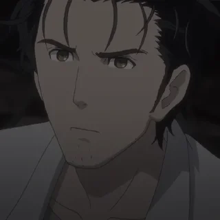 ⌛️-Okabe Rintarou [@TodorokiShouto], Telegram Sticker
