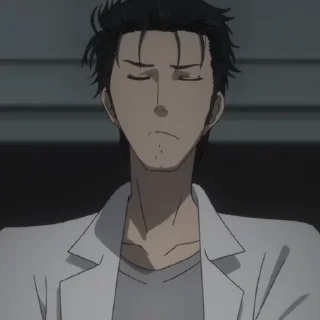 ⌛️-Okabe Rintarou [@TodorokiShouto], Telegram Sticker