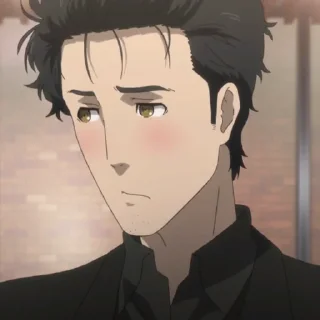 ⏳-Okabe Rintarou [@TodorokiShouto], Telegram Sticker