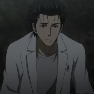 ⌛️-Okabe Rintarou [@TodorokiShouto], Telegram Sticker