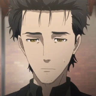 ⌛️-Okabe Rintarou [@TodorokiShouto], Telegram Sticker