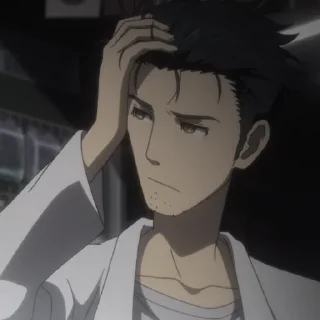 ⌛️-Okabe Rintarou [@TodorokiShouto], Telegram Sticker