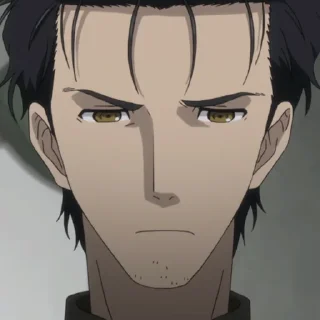 ⌛️-Okabe Rintarou [@TodorokiShouto], Telegram Sticker