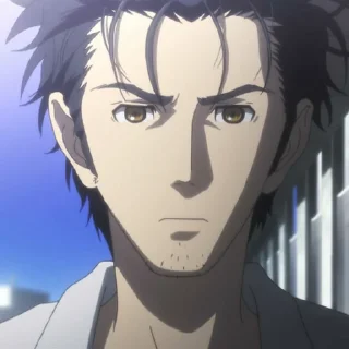 ⌛️-Okabe Rintarou [@TodorokiShouto], Telegram Sticker