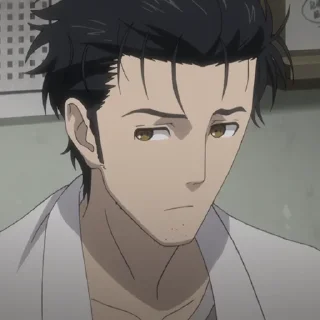 ⏳-Okabe Rintarou [@TodorokiShouto], Telegram Sticker
