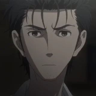 ⏳-Okabe Rintarou [@TodorokiShouto], Telegram Sticker