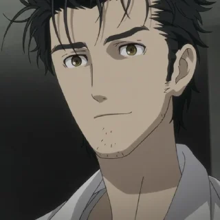 ⌛️-Okabe Rintarou [@TodorokiShouto], Telegram Sticker