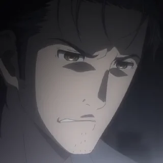 ⌛️-Okabe Rintarou [@TodorokiShouto], Telegram Sticker