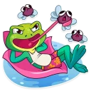 🍴-Oliver the Frog, Telegram Sticker
