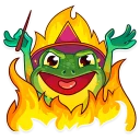 🔮-Oliver the Frog, Telegram Sticker