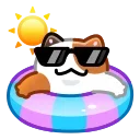 🏖-Oliver emoji (@TgSticker), Telegram Sticker