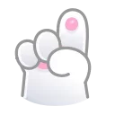 ☝️-Oliver emoji (@TgSticker), Telegram Sticker