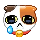 😢-Oliver emoji (@TgSticker), Telegram Sticker