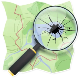 🔳-OpenStreetMap(OSM;), Telegram Sticker