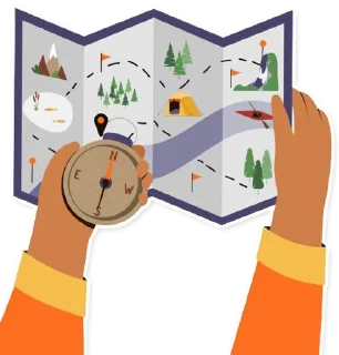 🧭-OpenStreetMap(OSM;), Telegram Sticker