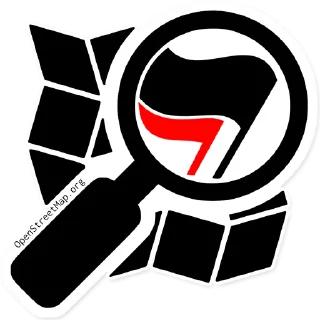 ☮️-OpenStreetMap(OSM;), Telegram Sticker