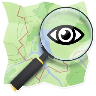 👁-OpenStreetMap(OSM;), Telegram Sticker