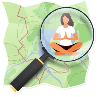 🧘‍♀️-OpenStreetMap(OSM;), Telegram Sticker