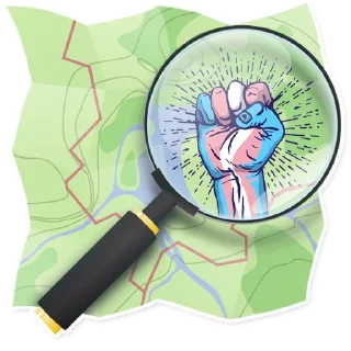 ✊-OpenStreetMap(OSM;), Telegram Sticker