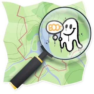 👻-OpenStreetMap(OSM;), Telegram Sticker