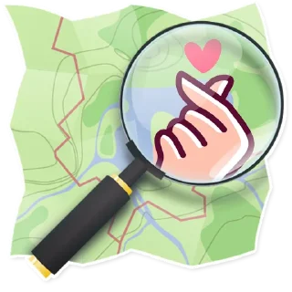 ❤️-OpenStreetMap(OSM;), Telegram Sticker