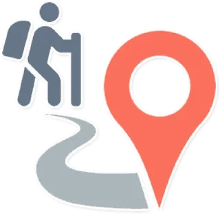 🚶-OpenStreetMap(OSM;), Telegram Sticker