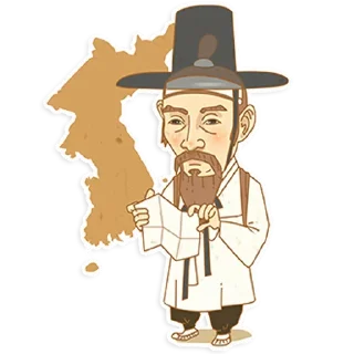 🇰🇷-OpenStreetMap(OSM;), Telegram Sticker