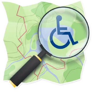 👩‍🦽-OpenStreetMap(OSM;), Telegram Sticker