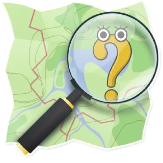 ❔-OpenStreetMap(OSM;), Telegram Sticker