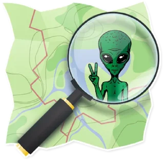 👽-OpenStreetMap(OSM;), Telegram Sticker