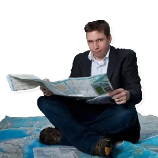 👨-OpenStreetMap(OSM;), Telegram Sticker